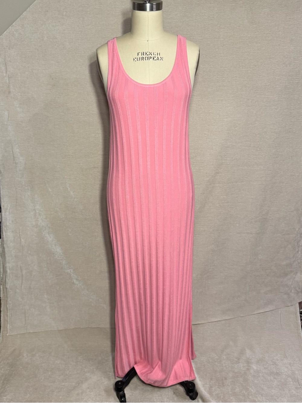 Elizabeth & James Pink Knit Maxi Dress